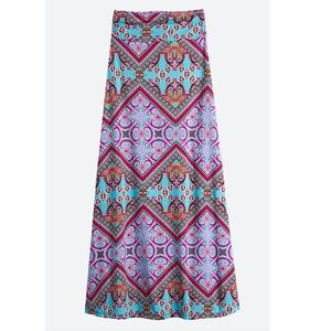 Gilli Printed Maxi Skirt - Multicolored, L